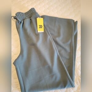 all in motion Slate Blue Wide-Leg Track Pants